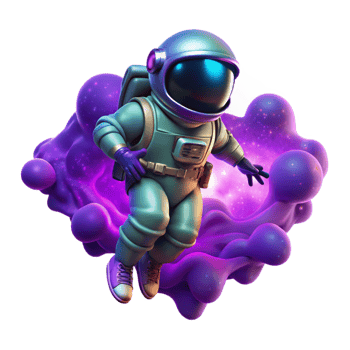 magnificent vintage A Lone Astronaut Clad in a original png