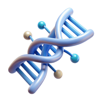 magnificent minimalist A DNA strand transforming into a digital code sequence, soft, white light, scientific illustration style detailed png