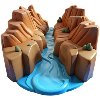 stunning contemporary A Roaring River Flowing Through a high resolution png
