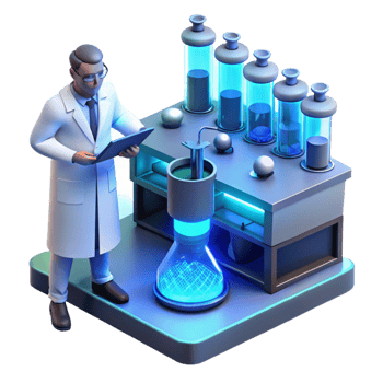 serene classic A High Tech Laboratory Filled with premium png