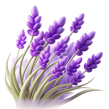 extraordinary modern A field of lavender flowers swaying in the wind, soft purple hues, impressionistic style original png