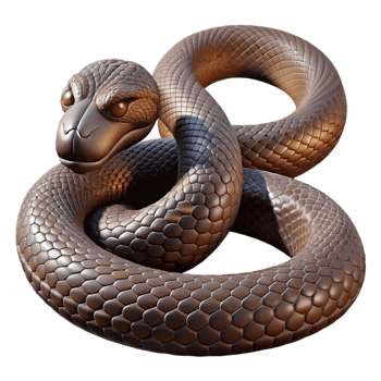 vibrant rustic A Slithering Snake with Intricate exclusive png