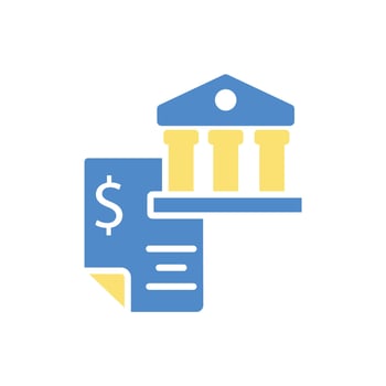 Bank Statement colours vector