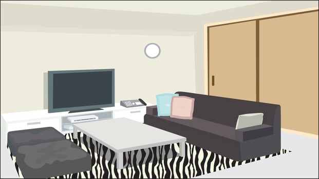 Living Room Interior Design vector