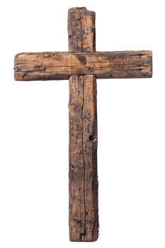 Wooden Christian cross transparent , isolated background. Christianity, faith, religion, church, prayer, higher power png