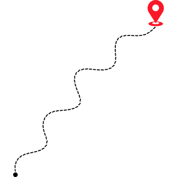 Travel GPS Location. Dotted line with red pin map. Navigation map. png