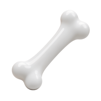 Realistic White Bone for Pets and Dog Lovers png