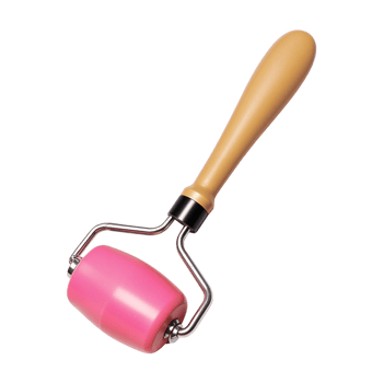 Pink roller for facial massaging and skincare routines today. png