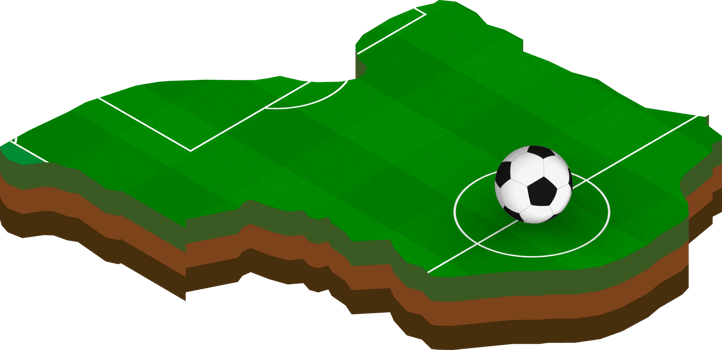 Isometric map of Uganda with football field. png