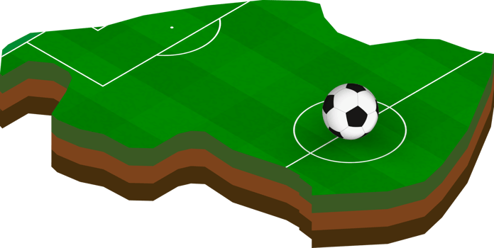 Isometric map of Rwanda with football field. png