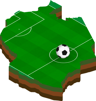 Isometric map of Tanzania with football field. png