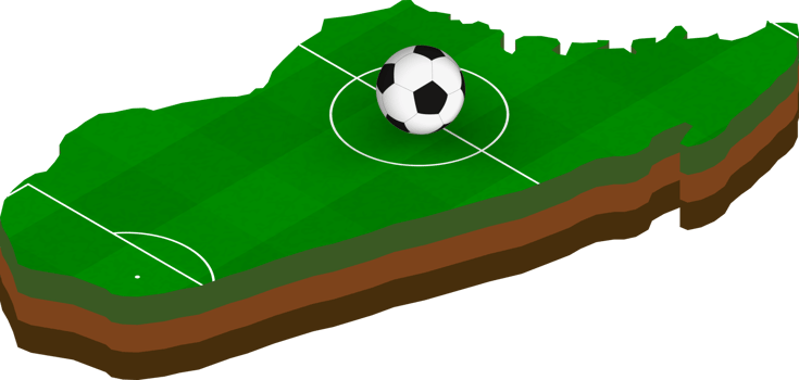 Isometric map of Madagascar with football field. png