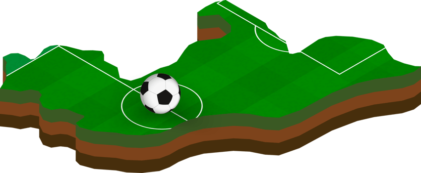 Isometric map of Congo with football field. png