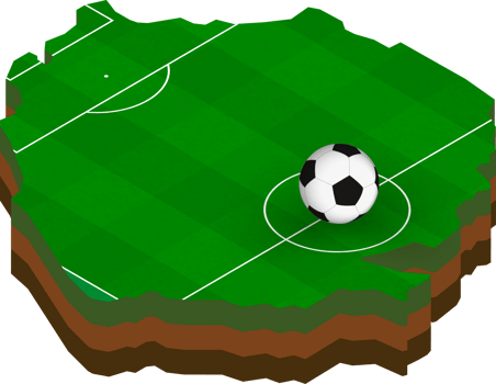 Isometric map of Sierra Leone with football field. png