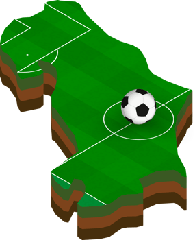 Isometric map of Costa Rica with football field. png