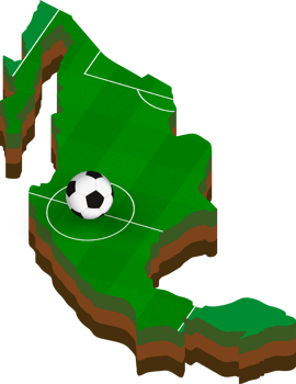 Isometric map of Mexico with football field. png
