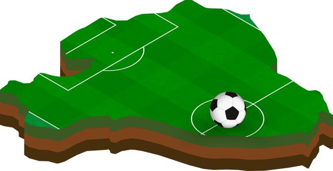 Isometric map of Ecuador with football field. png