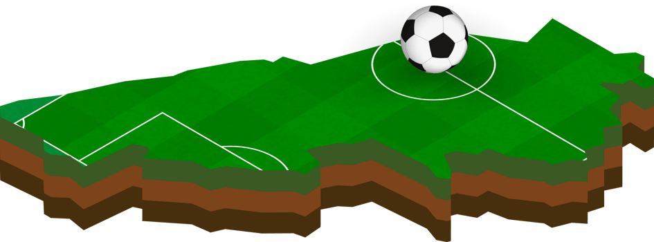 Isometric map of Lebanon with football field. png