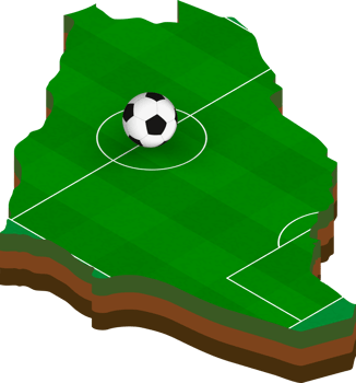 Isometric map of Saudi Arabia with football field. png
