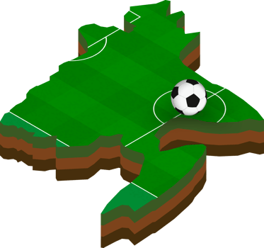 Isometric map of Bangladesh with football field. png
