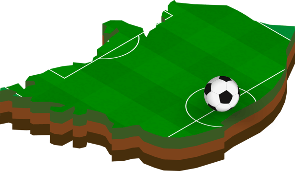 Isometric map of South Korea with football field. png