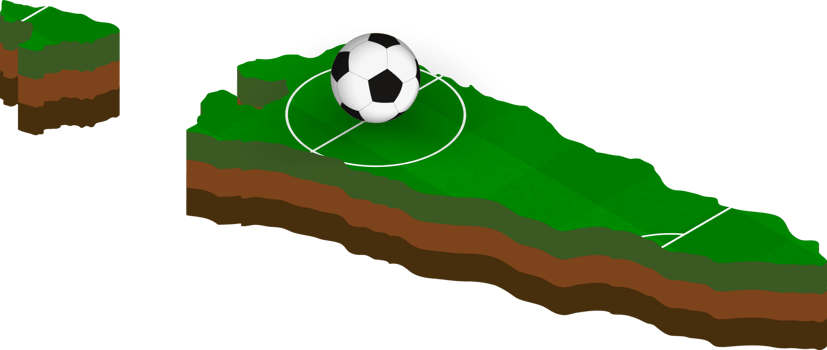 Isometric map of East Timor with football field. png