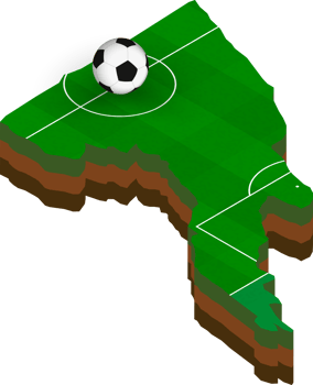 Isometric map of Papua New Guinea with football field. png