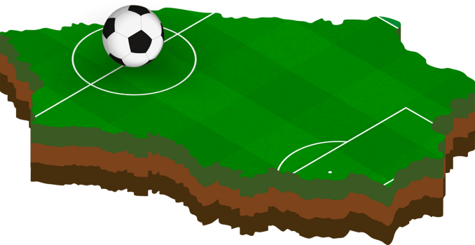 Isometric map of Saint Helena with football field. png