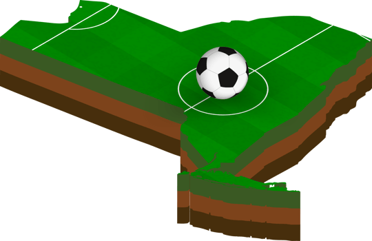 Isometric map of New York with football field. png