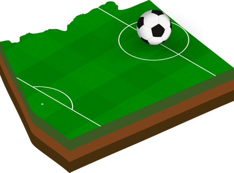 Isometric map of Arizona with football field. png