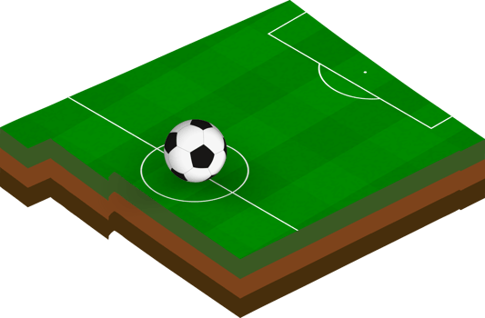 Isometric map of New Mexico with football field. png