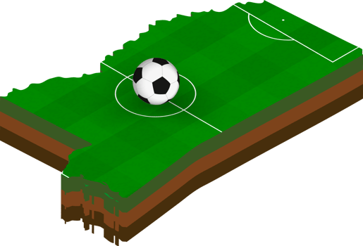 Isometric map of Mississippi with football field. png