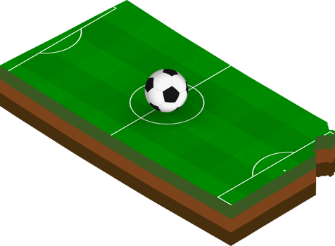 Isometric map of Kansas with football field. png