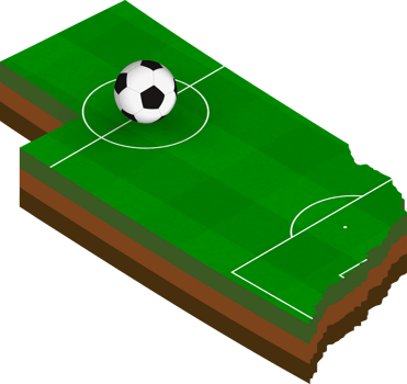 Isometric map of Nebraska with football field. png