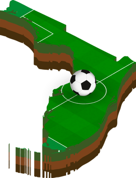 Isometric map of Florida with football field. png