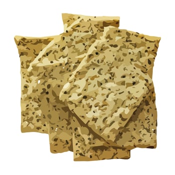 Savory Herb Crackers With Green Seasoning vector