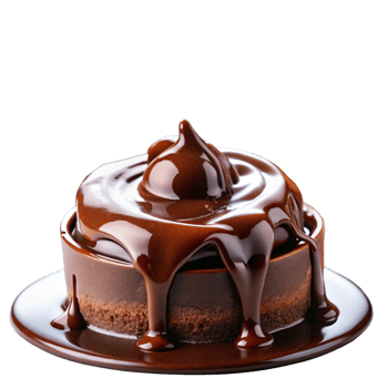 best chocolate in dessert is isolated on transparent background png