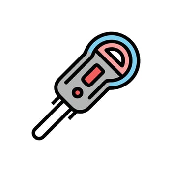 Dynamic Digital Meat Thermometer Illustration vector