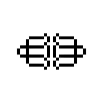 two outline clip vector