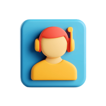 Vibrant 3D Webinar Icon Representing Digital Learning and Online Conferencing Solutions png