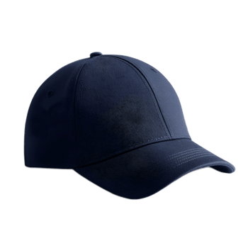 Black Baseball Cap Mockup in Minimalist White Background png