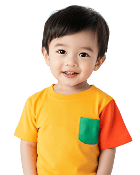 Cheerful Baby Boy Smiling with Joy and Innocence png