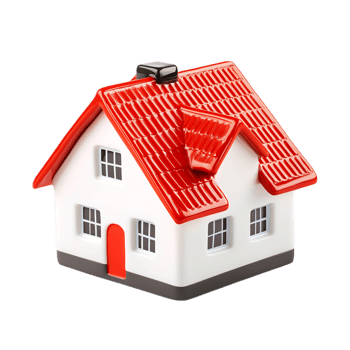 Charming Cottage-Style Scale Model with Detailed Architecture and Design png