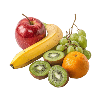 Fruits on transparent background png