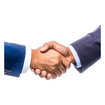 Business Partnership Agreement Handshake Between Two Professionals png