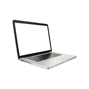 Laptop on transparent background png