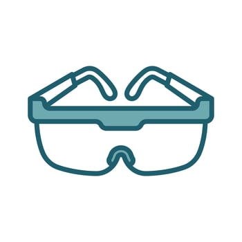 Modern Protective Glasses Symbol vector