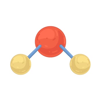 Illustration of Molecule vector