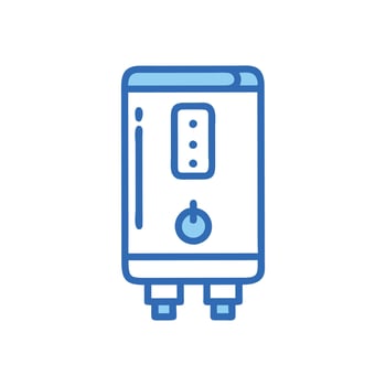 Modern Water Heater Illustration vector