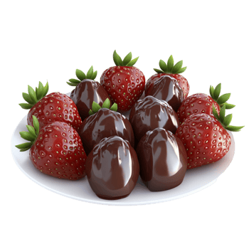 Chocolate Covered Strawberries Transparent Background png
